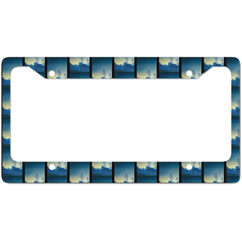 Angi Yoga By Nicholas Roerich License Plate Frame | Artistshot