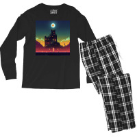 Fantasy Castle Men's Long Sleeve Pajama Set | Artistshot