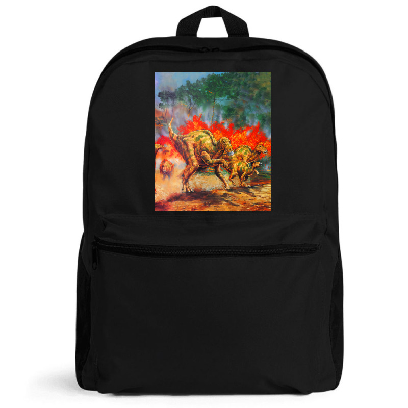 Hadrosaurus Poster 80s Backpack | Artistshot