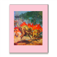 Hadrosaurus Poster 80s Metal Print Vertical | Artistshot