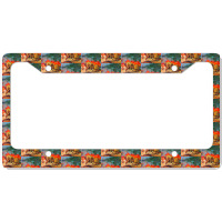 Hadrosaurus Poster 80s License Plate Frame | Artistshot