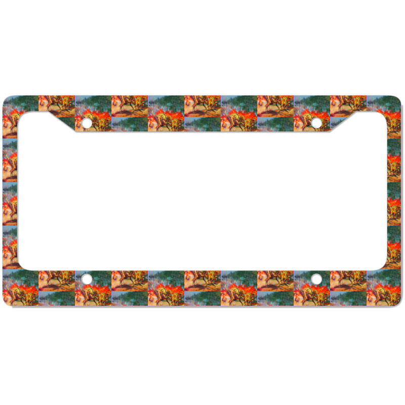 Hadrosaurus Poster 80s License Plate Frame | Artistshot