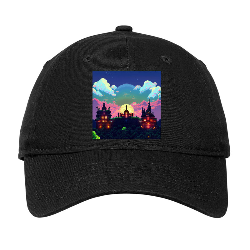 The Castle In The Summer Adjustable Cap | Artistshot