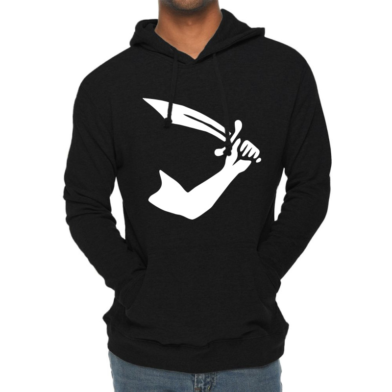 Pirate Flag Of Thomas Tew Lightweight Hoodie by saddestrent378 | Artistshot