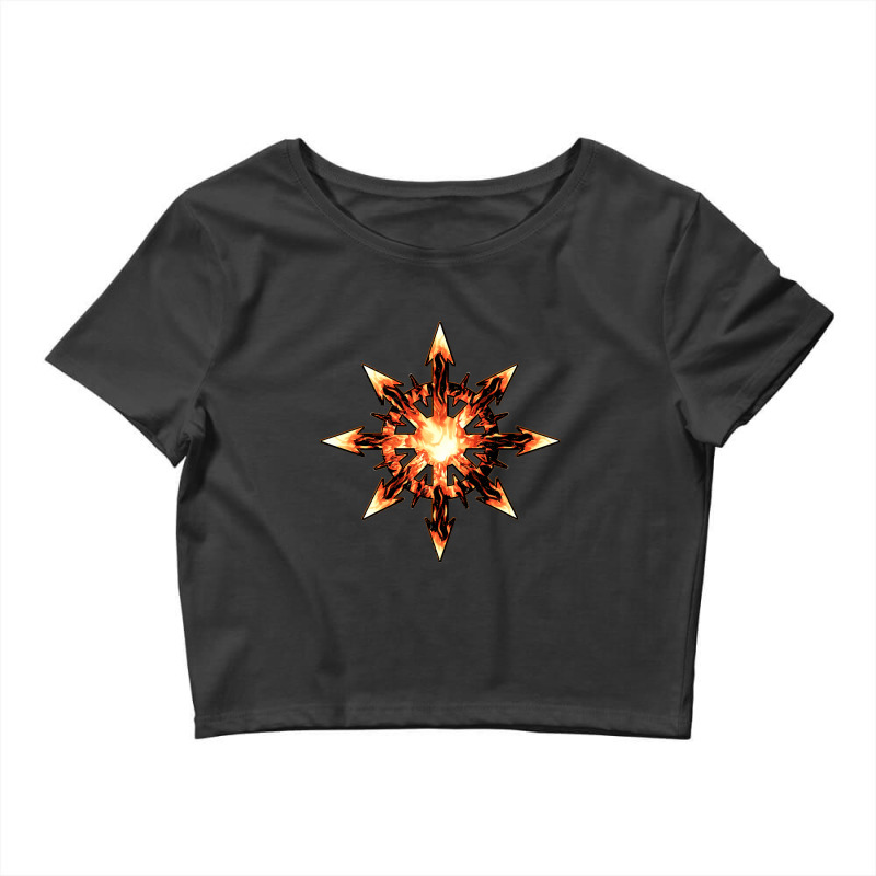 Chaos Wheel Fire Crop Top by fencevaudeville14 | Artistshot