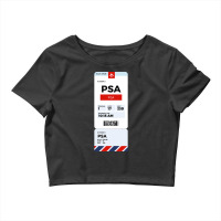 Pisa Boarding Pass Crop Top | Artistshot