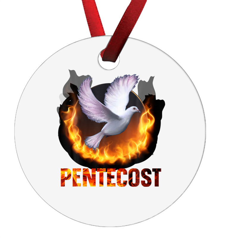 Pentecost Doves Fire Flame Holy Spirit Catholic Ornament | Artistshot