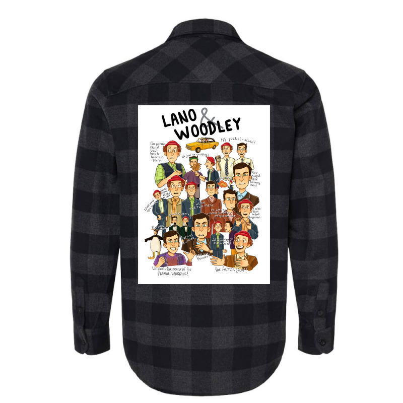 Lano And Woodley Compilation Poster Boy Flannel Shirt | Artistshot