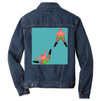 Patrick In Heels Duo Poster Green Men Denim Jacket | Artistshot