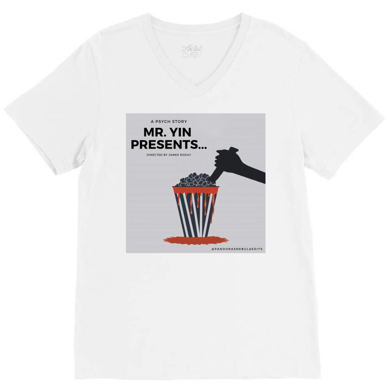 Psych Quotmr Yin Presentsquot Poster Red V-neck Tee | Artistshot