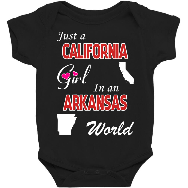 California - Arkansas Baby Bodysuit by ternacanuda251 | Artistshot