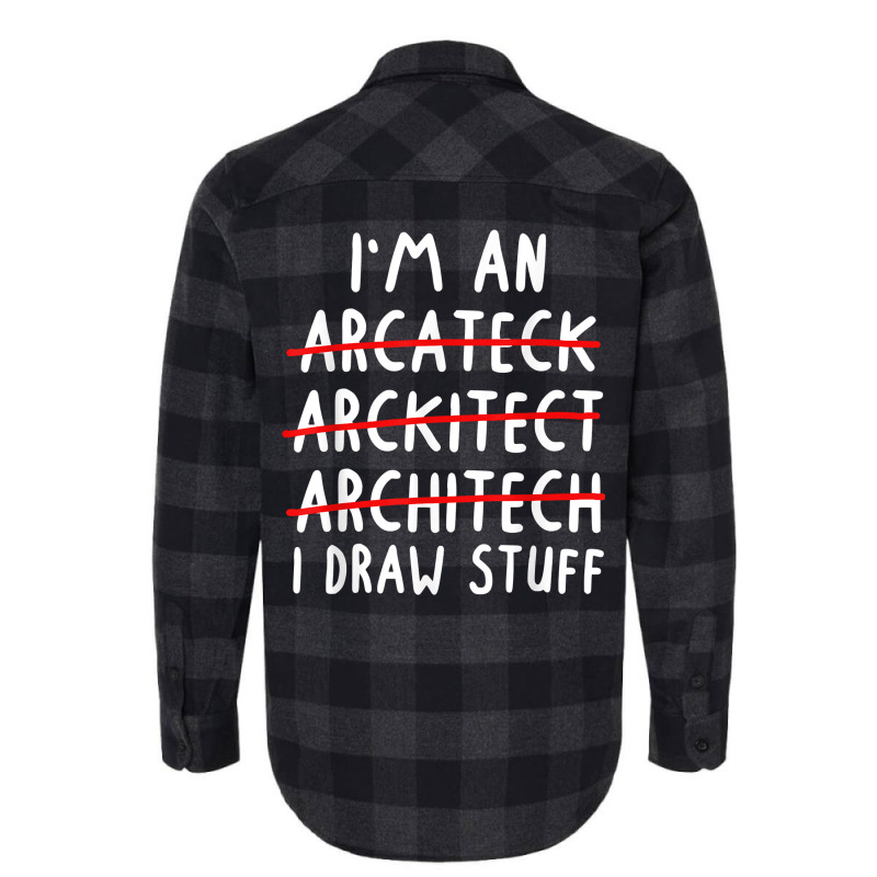 Funny Architect Art Men Women Future Architecture Pun Lovers T Shirt Flannel Shirt by ardylanda | Artistshot