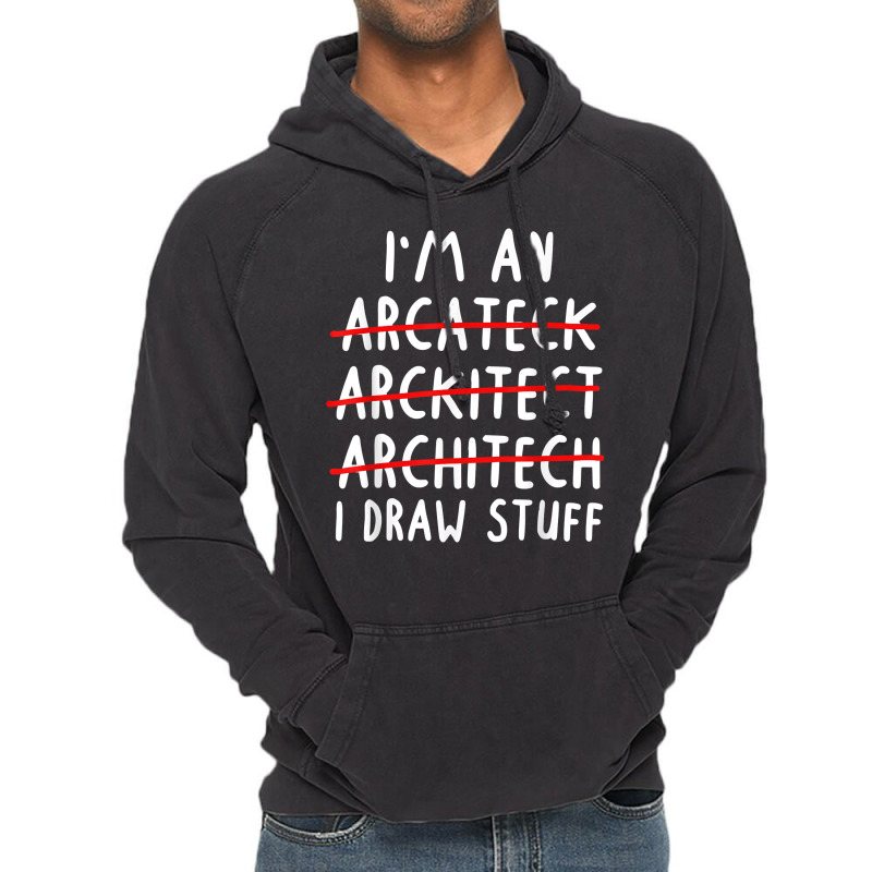 Funny Architect Art Men Women Future Architecture Pun Lovers T Shirt Vintage Hoodie by ardylanda | Artistshot