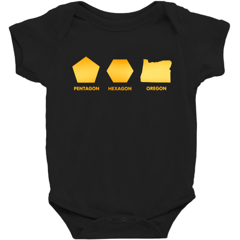 Pentagon Hexagon Oregon Baby Bodysuit by Jovanka Tees | Artistshot