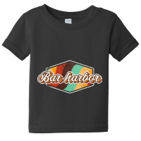 Bar Harbor City Baby Tee | Artistshot