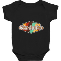 Bar Harbor City Baby Bodysuit | Artistshot