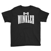 Winkler Manitoba Canada Canadian Flag T Shirt Youth Tee | Artistshot