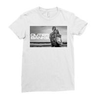 Outer Banks Black And White Poster Retro Ladies Fitted T-shirt | Artistshot