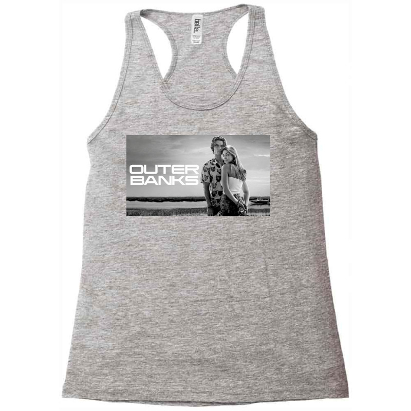 Outer Banks Black And White Poster Retro Racerback Tank by kuarezdofebreihy | Artistshot