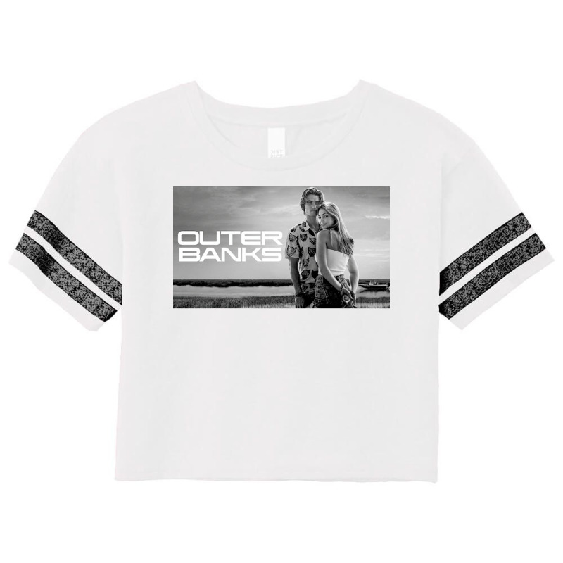 Outer Banks Black And White Poster Retro Scorecard Crop Tee by kuarezdofebreihy | Artistshot