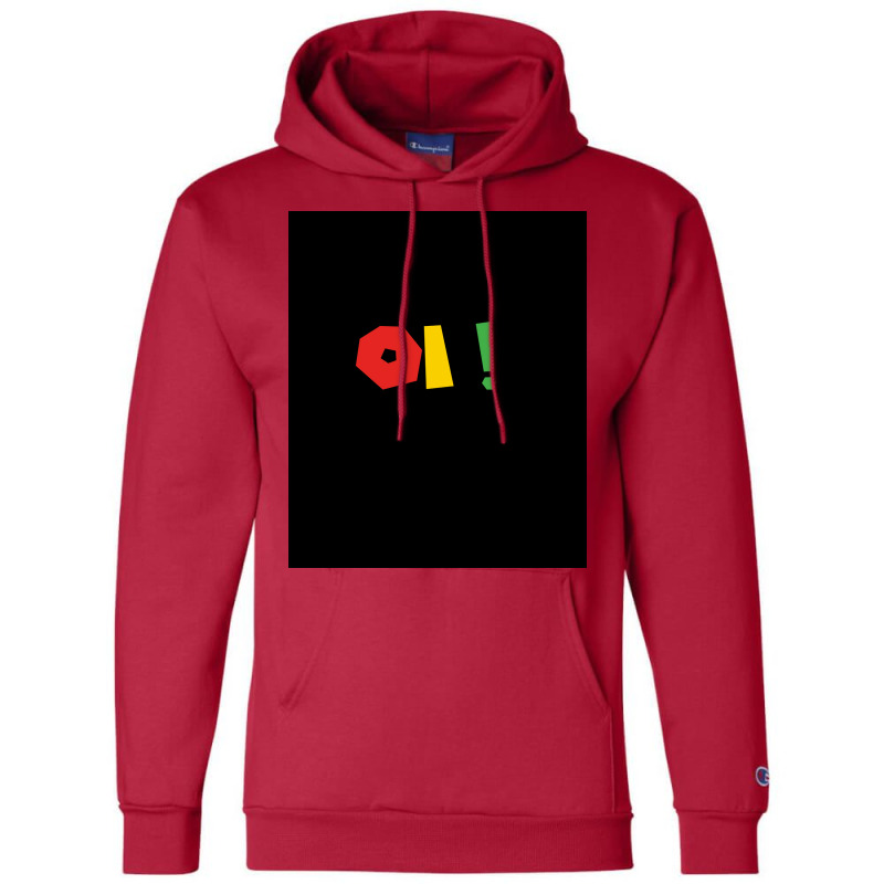 Roy Oi Oi Roy Says Hi Funny Poster Red Music Champion Hoodie | Artistshot