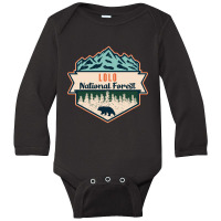 Lolo National Forest Long Sleeve Baby Bodysuit | Artistshot