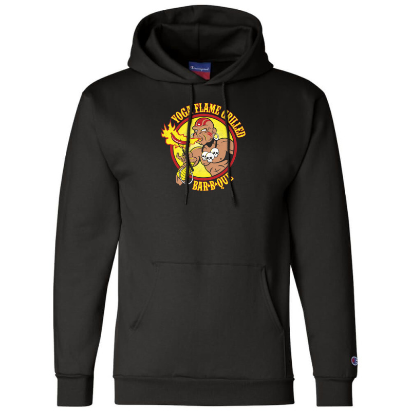 Yoga Flame Grilled Bbq 1 Champion Hoodie | Artistshot