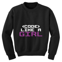 Coder Programmer Developer Software - Programming Coding Youth Sweatshirt | Artistshot