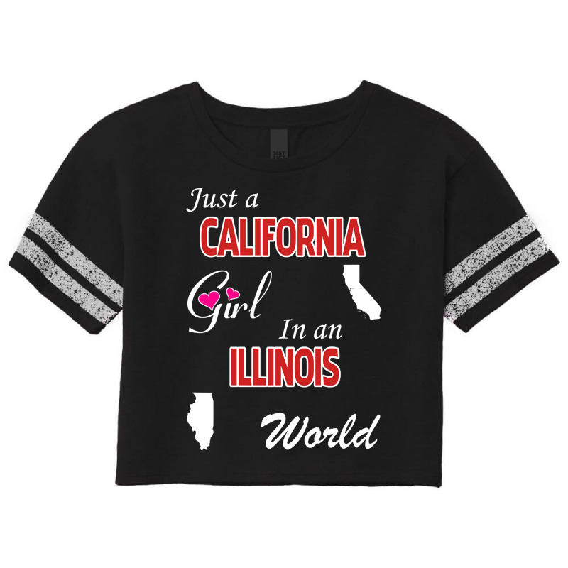 California - Illinois Scorecard Crop Tee by ternacanuda251 | Artistshot