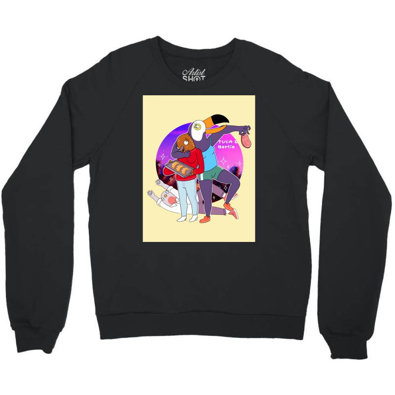 Tuca And Ie Tv Show Poster Hipster Crewneck Sweatshirt by roccionsteeleys | Artistshot