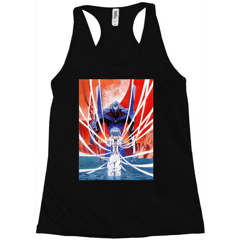 Newtype  Evangelion  Rei 1 Racerback Tank by AngelinoGuron | Artistshot