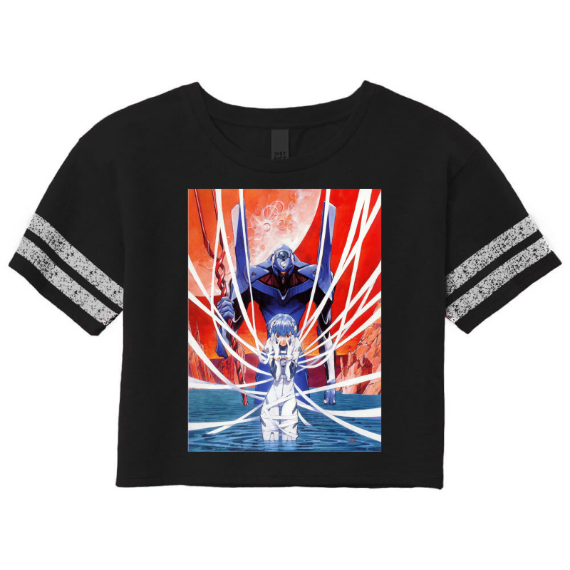 Newtype  Evangelion  Rei 1 Scorecard Crop Tee by AngelinoGuron | Artistshot