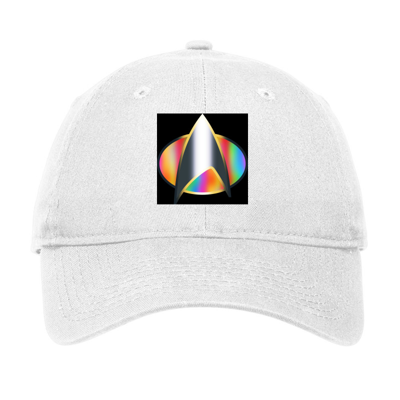 Science Fiction Tv Show Pride Rainbow Badge Insignia Poster Girl Adjustable Cap | Artistshot