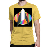 Science Fiction Tv Show Pride Rainbow Badge Insignia Poster Girl Classic T-shirt | Artistshot