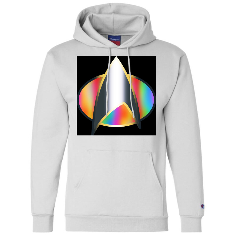 Science Fiction Tv Show Pride Rainbow Badge Insignia Poster Girl Champion Hoodie | Artistshot