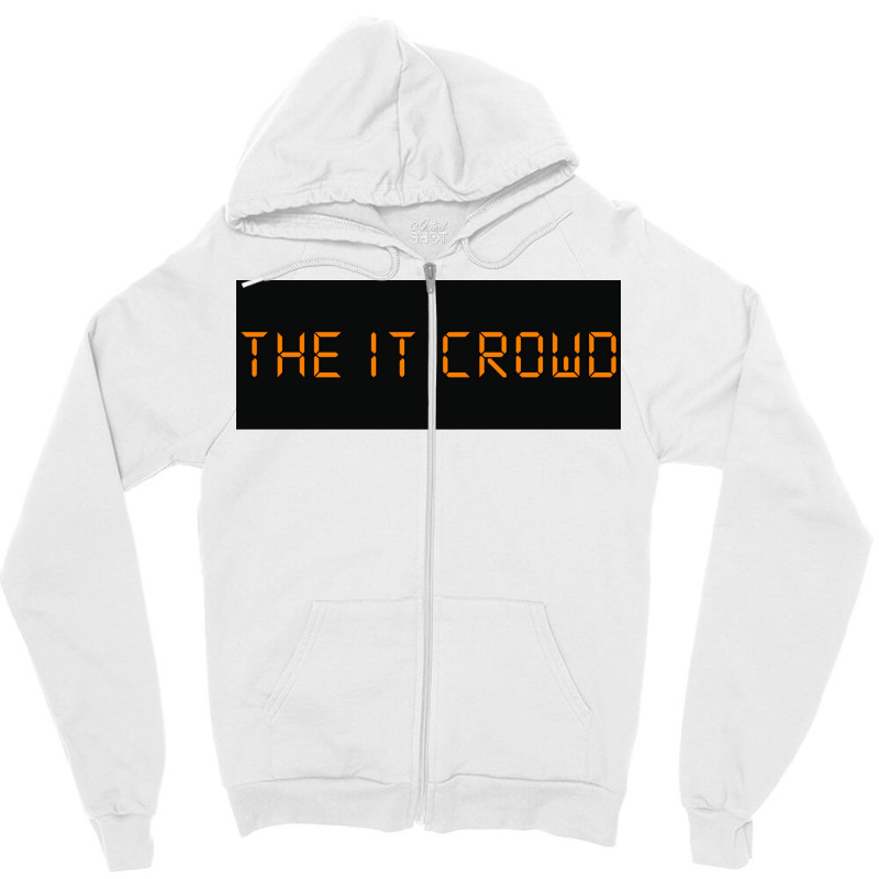 The It Crowd Poster Green Zipper Hoodie | Artistshot