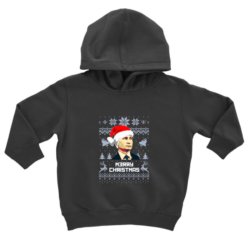 Vladimir Putin Merry Christmas Toddler Hoodie by saterseim | Artistshot