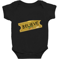 Believe Polar Express Family Christmas Pjs Baby Bodysuit | Artistshot