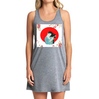 Geisha Combing Her Hair 1920 Poster Vintage Tank Dress | Artistshot