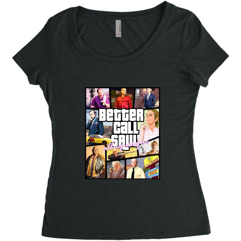 Grand Better Theft Call Auto Saul Women's Triblend Scoop T-shirt by JosePaniagua | Artistshot