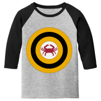 Captain Crab Shield Youth 3/4 Sleeve | Artistshot