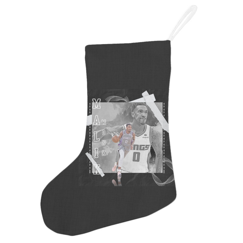 Malik Monk Basketball Paper Poster Kings 3 Holiday Stocking | Artistshot