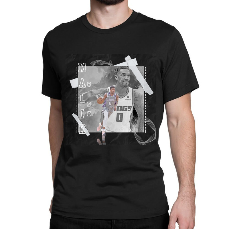 Malik Monk Basketball Paper Poster Kings 3 Classic T-shirt | Artistshot