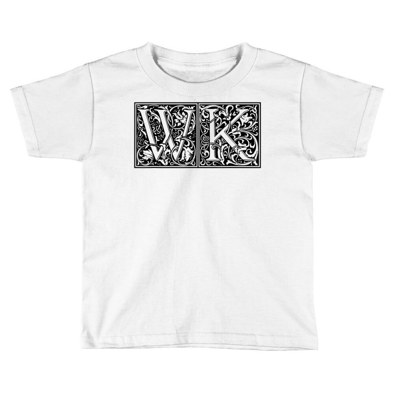 Wk   Initials W K Name Surname Onomastics Onomatology T Shirt Toddler T-shirt by sheritl9tl | Artistshot