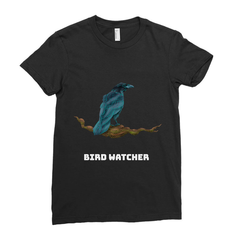 Bird Watcher Ladies Fitted T-Shirt by CrystalRied88 | Artistshot