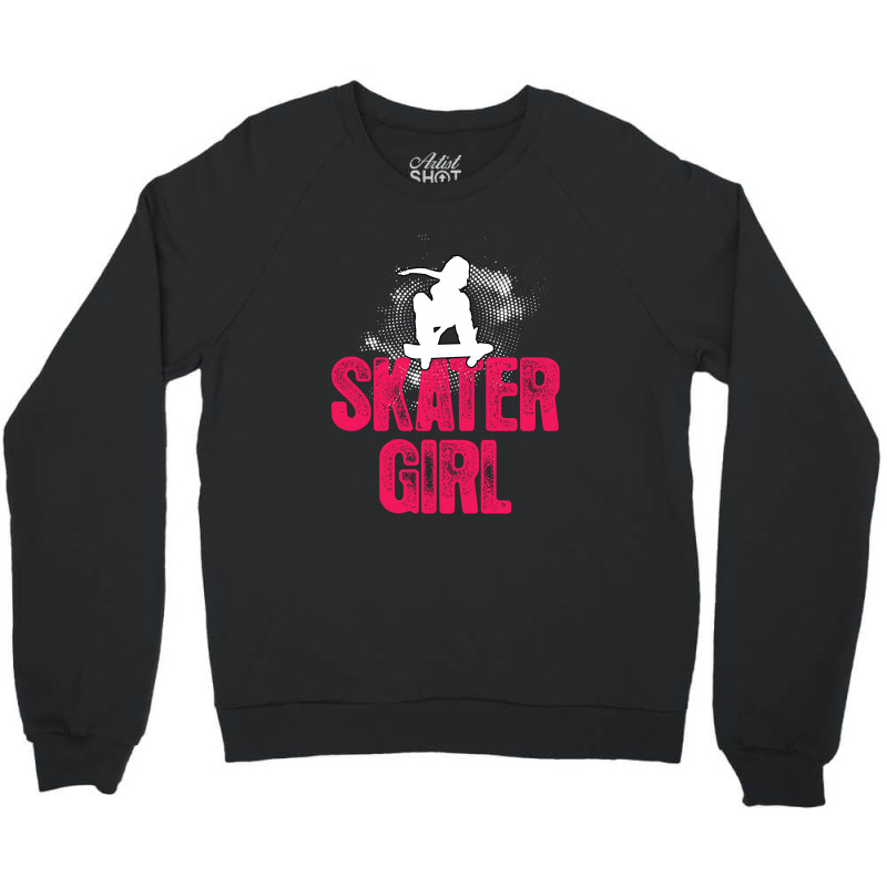 Skater Girls For Dark Crewneck Sweatshirt | Artistshot