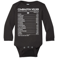 Combination Welder T Shirt - Combination Welder Factors Daily Gift Ite Long Sleeve Baby Bodysuit | Artistshot