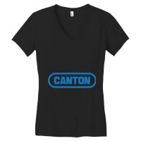 Canton Of City Women's V-neck T-shirt | Artistshot