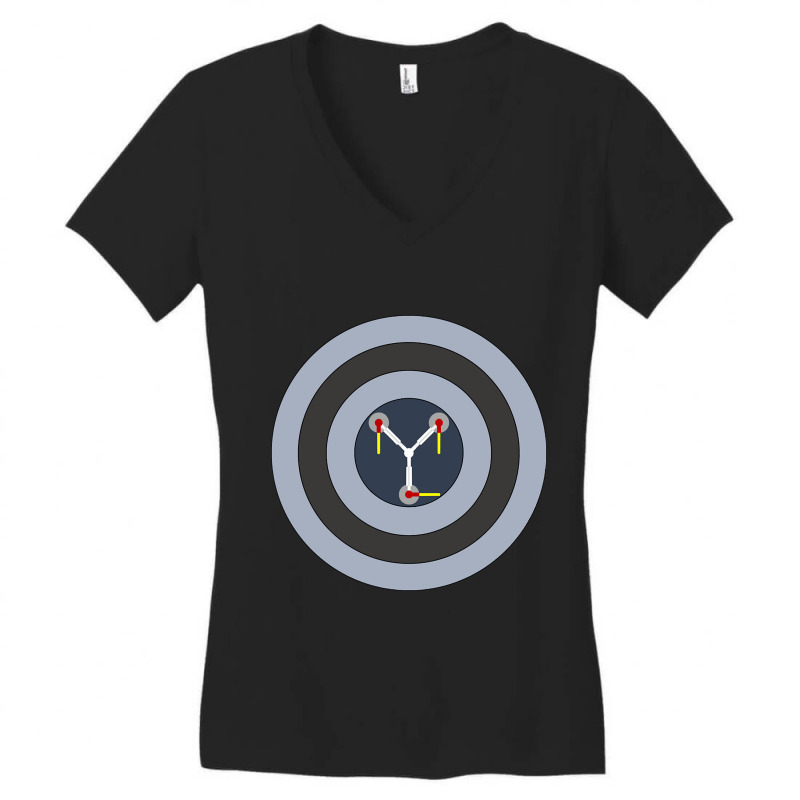 Captain Flux Shield Women's V-Neck T-Shirt by kayakbetween30 | Artistshot