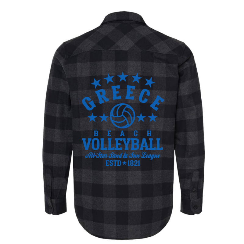 Beach Volleyball - Greece Flannel Shirt by genuinelyseriously4 | Artistshot